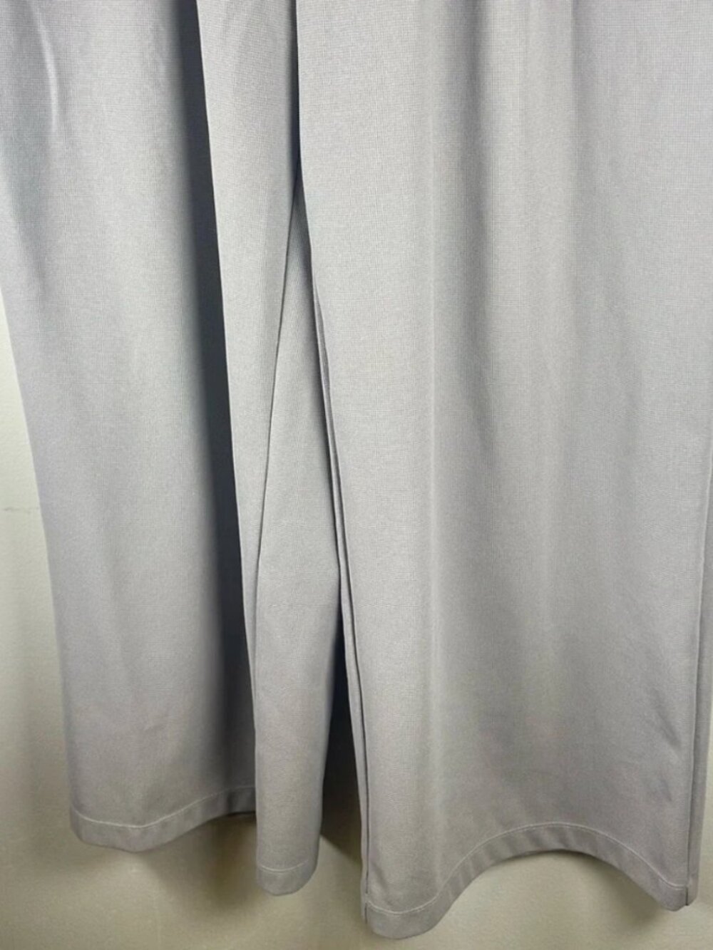 Halara Flex High Waisted Pocket Wide Leg Waffle Work Pants Light Grey M Reg - Picture 7 of 13